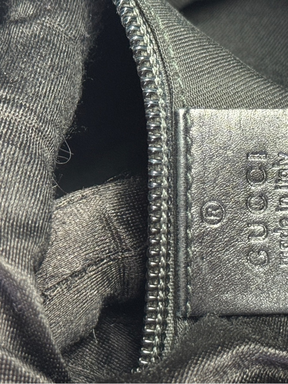 Gucci Black GG Canvas Messenger Bag with Adjustable Strap - Picture 11 of 16